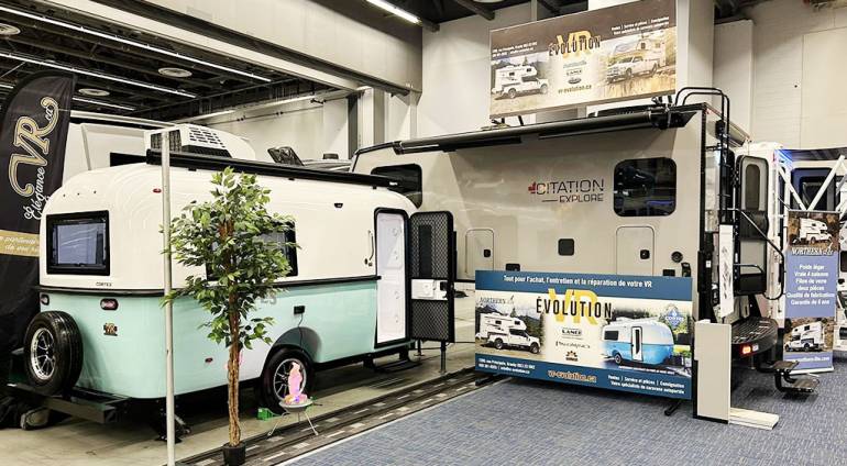 The 2024 season gets off to a strong start with VR Évolution at the Saint-Hyacinthe Outdoor, Hunting, Fishing & Camping Show and Montreal RV Show